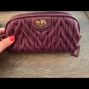 Authentic Coach makeup bag/pouch
